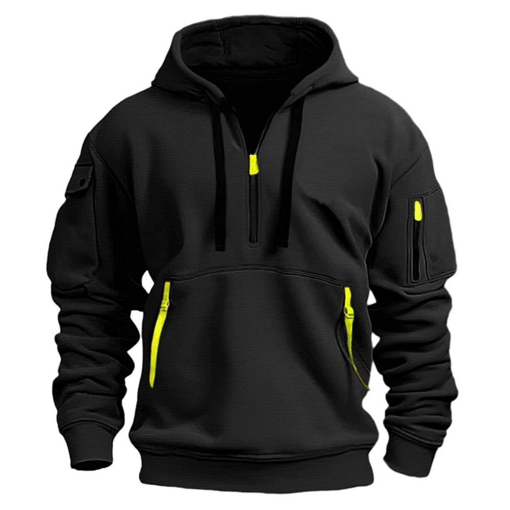 Men's Utility Half-Zip Pullover Hoodie