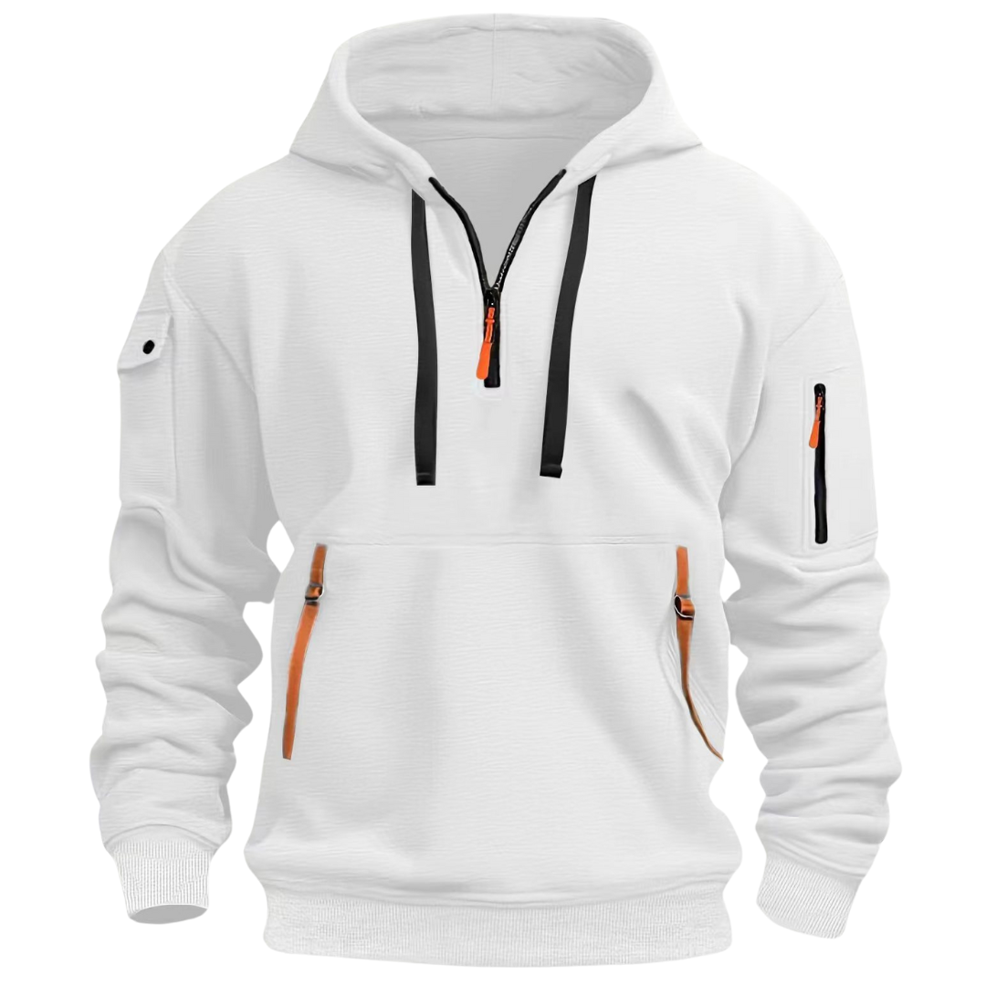 Men's Utility Half-Zip Pullover Hoodie
