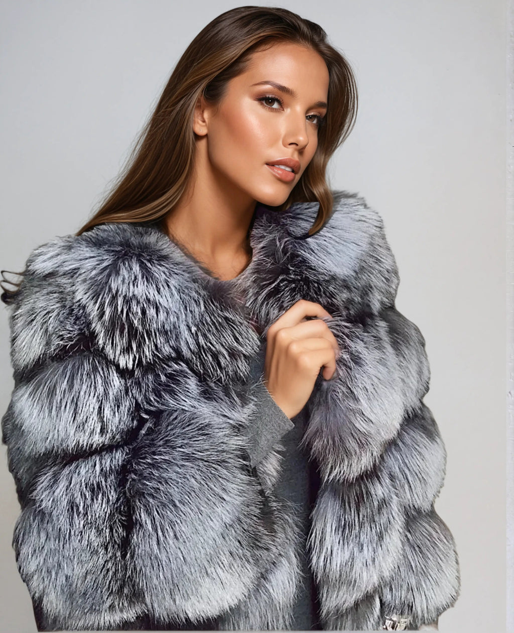 Women's Plush Short Winter Jacket