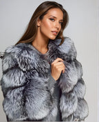 Women's Plush Short Winter Jacket