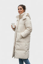 Women’s Hooded Longline Puffer Coat