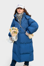 Women’s Hooded Longline Puffer Coat