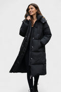 Women’s Hooded Longline Puffer Coat