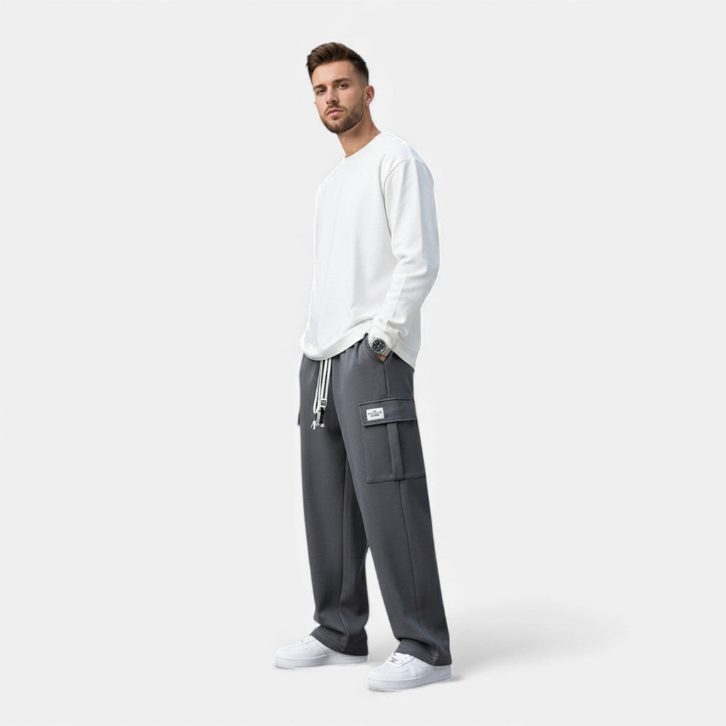 Men's Loose Fit Cargo Sweatpants