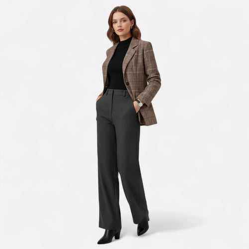 Women's Tailored Plaid Blazer