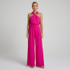 Women’s Halter Neck Wide Leg Jumpsuit