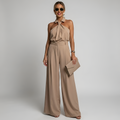 Women’s Halter Neck Wide Leg Jumpsuit