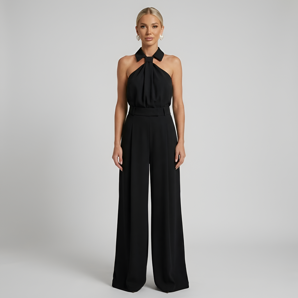 Women’s Halter Neck Wide Leg Jumpsuit