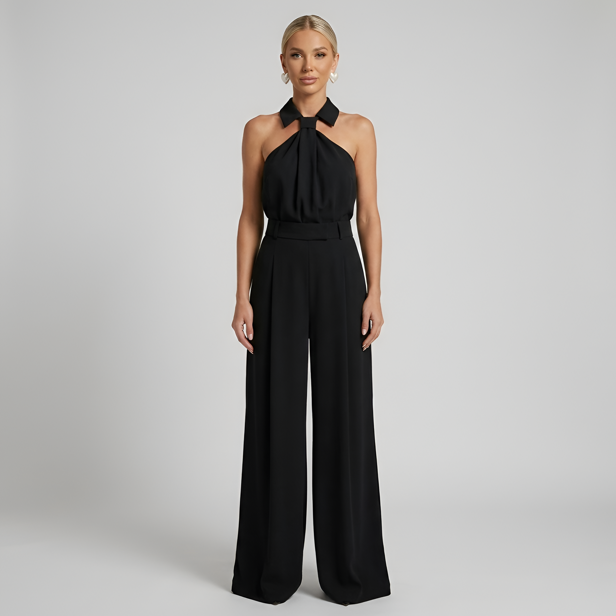 Women’s Halter Neck Wide Leg Jumpsuit