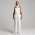 Women’s Halter Neck Wide Leg Jumpsuit