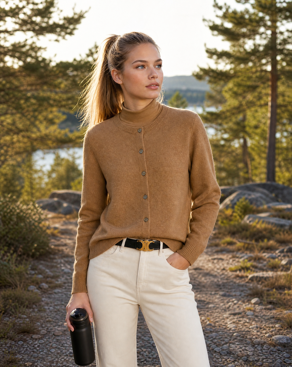 Women's Button Front Knit Cardigan
