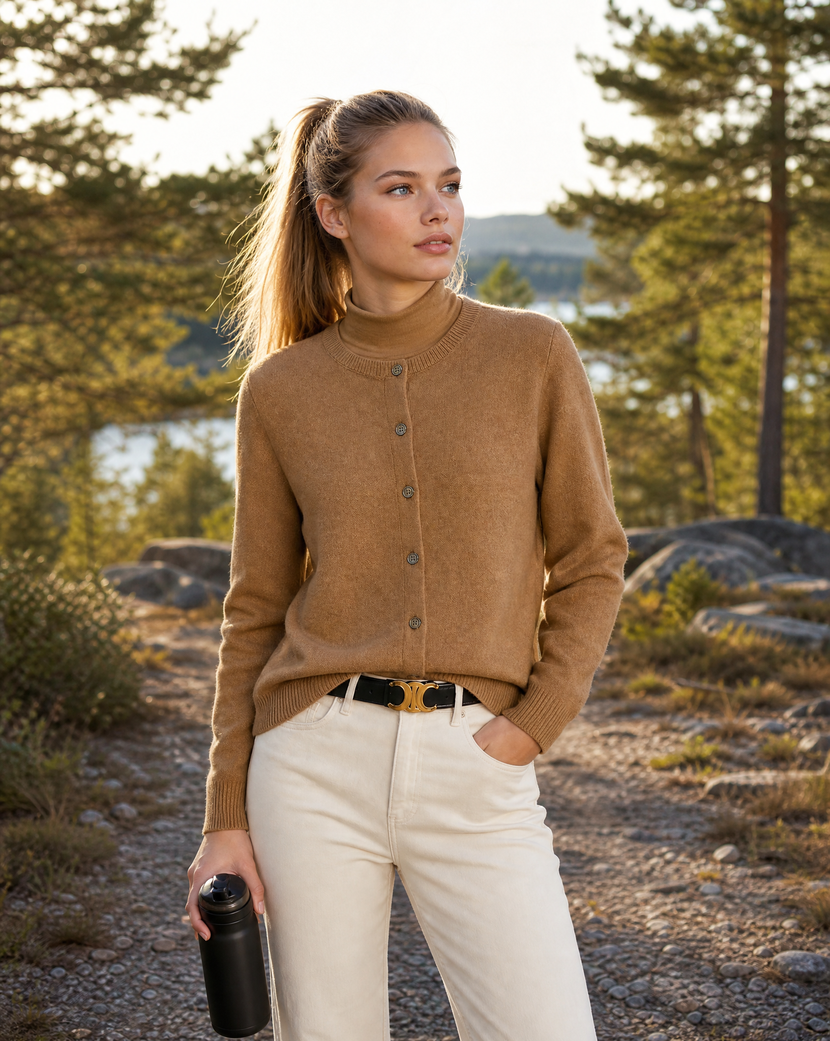 Women's Button Front Knit Cardigan