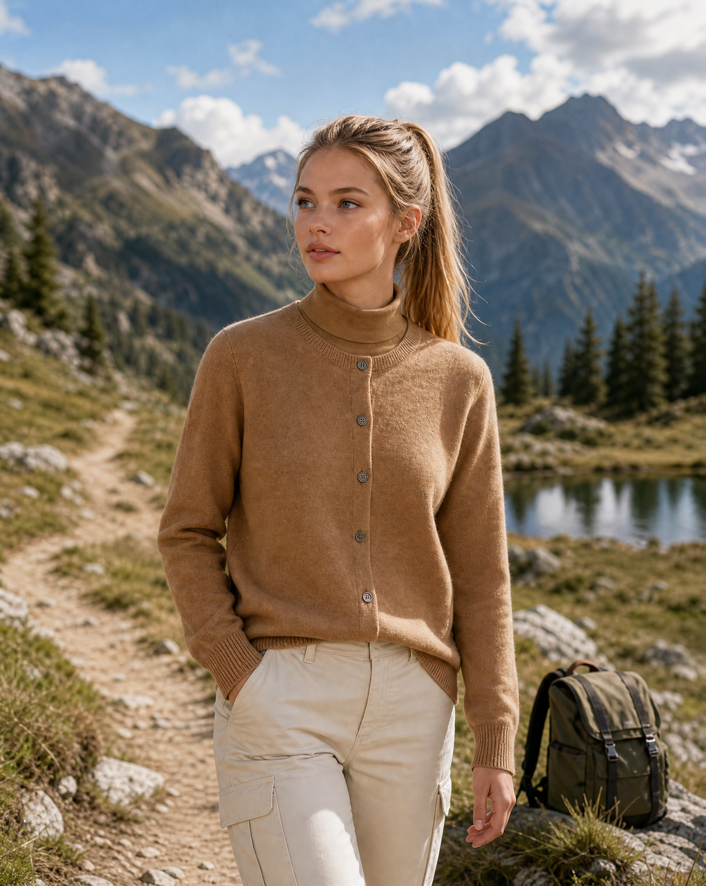 Women's Button Front Knit Cardigan