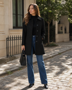 Women’s Single-Breasted Long Coat