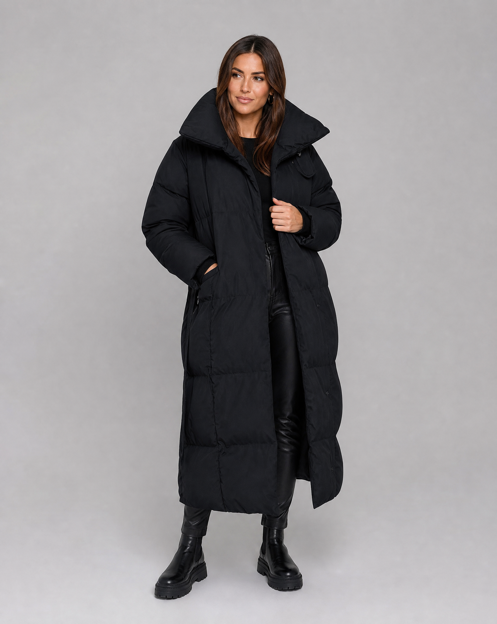Women's Oversized Long Puffer Coat