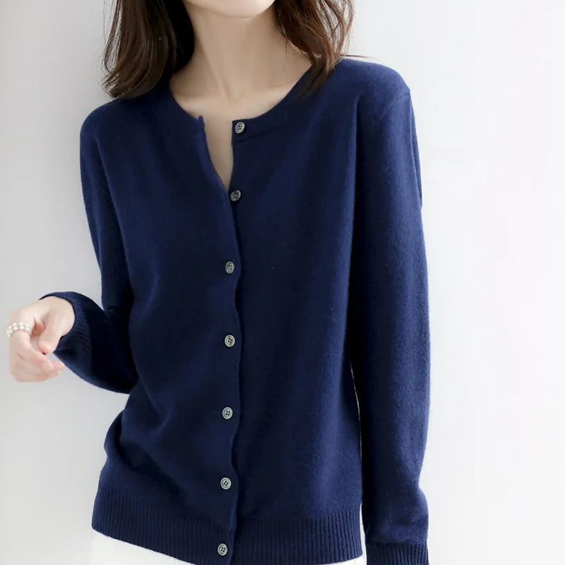 Women's Button Front Knit Cardigan