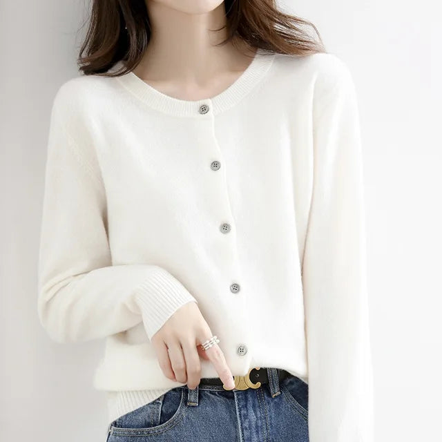 Women's Button Front Knit Cardigan