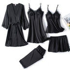 Women’s Satin Lace Pajama Set