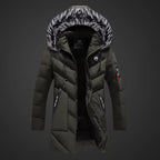 Men’s Hooded Puffer Winter Jacket