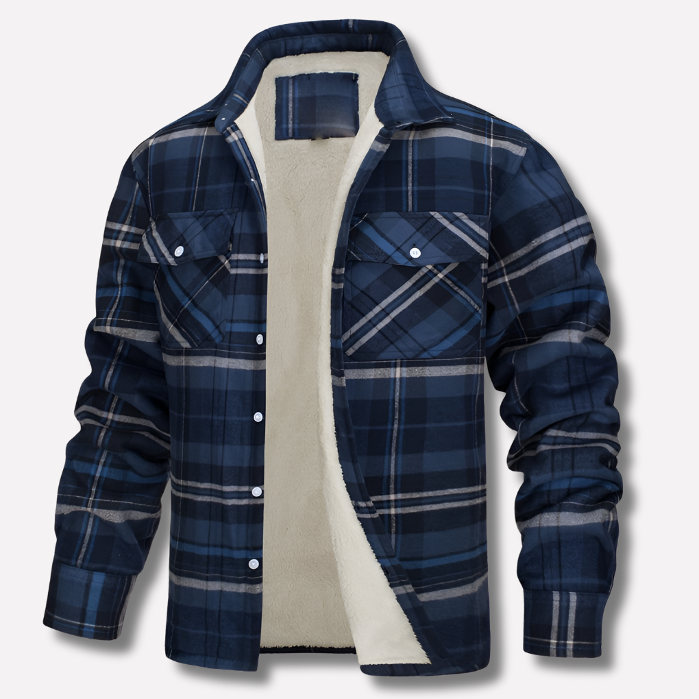 Men’s Plaid Shirt Jacket