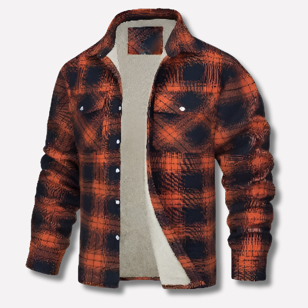 Men’s Plaid Shirt Jacket