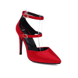 Women’s Pointed-Toe Ankle-Strap Heels