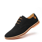 Men’s Plain-Toe Lace-Up Dress Shoes