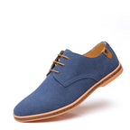 Men’s Plain-Toe Lace-Up Dress Shoes
