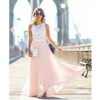 Women's Lace Bodice Maxi Dress