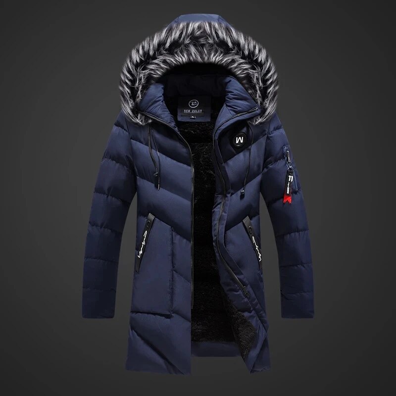 Men’s Hooded Puffer Winter Jacket