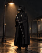 Halloween Plague Doctor Costume with Beak Mask
