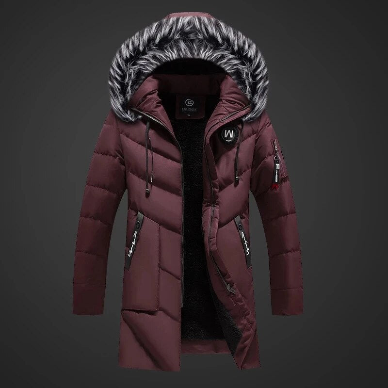Men’s Hooded Puffer Winter Jacket