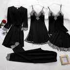 Women’s Satin Lace Pajama Set