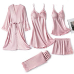 Women’s Satin Lace Pajama Set