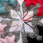 Women’s Satin Lace Pajama Set