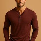 Men's Classic Henley Shirt