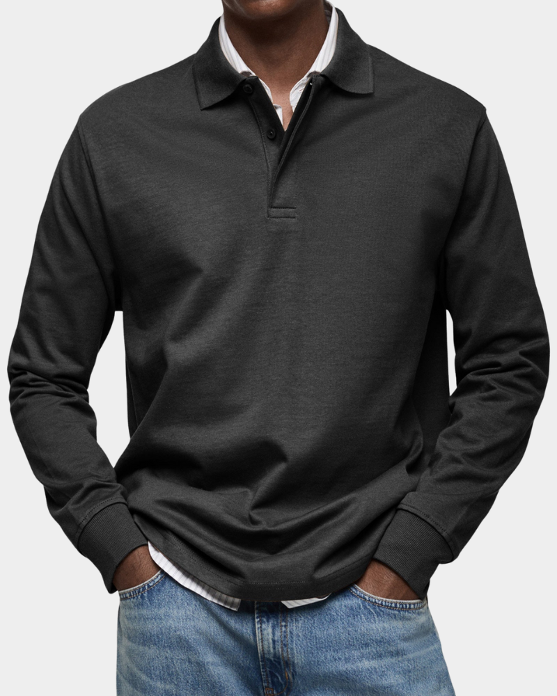 Men’s Long-Sleeve Polo Shirt