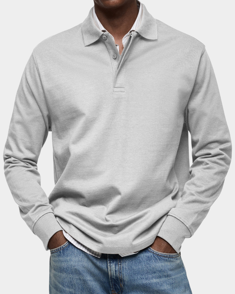 Men’s Long-Sleeve Polo Shirt