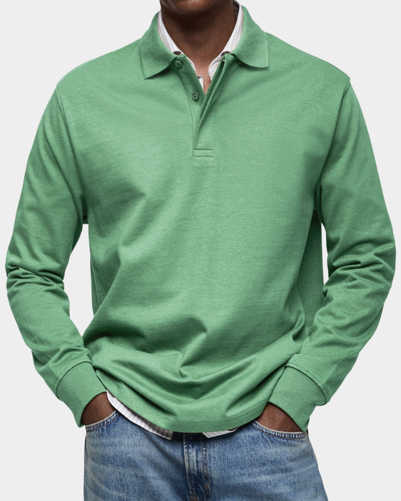 Men’s Long-Sleeve Polo Shirt