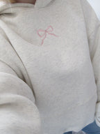Women's Bow Detail Pullover Hoodie