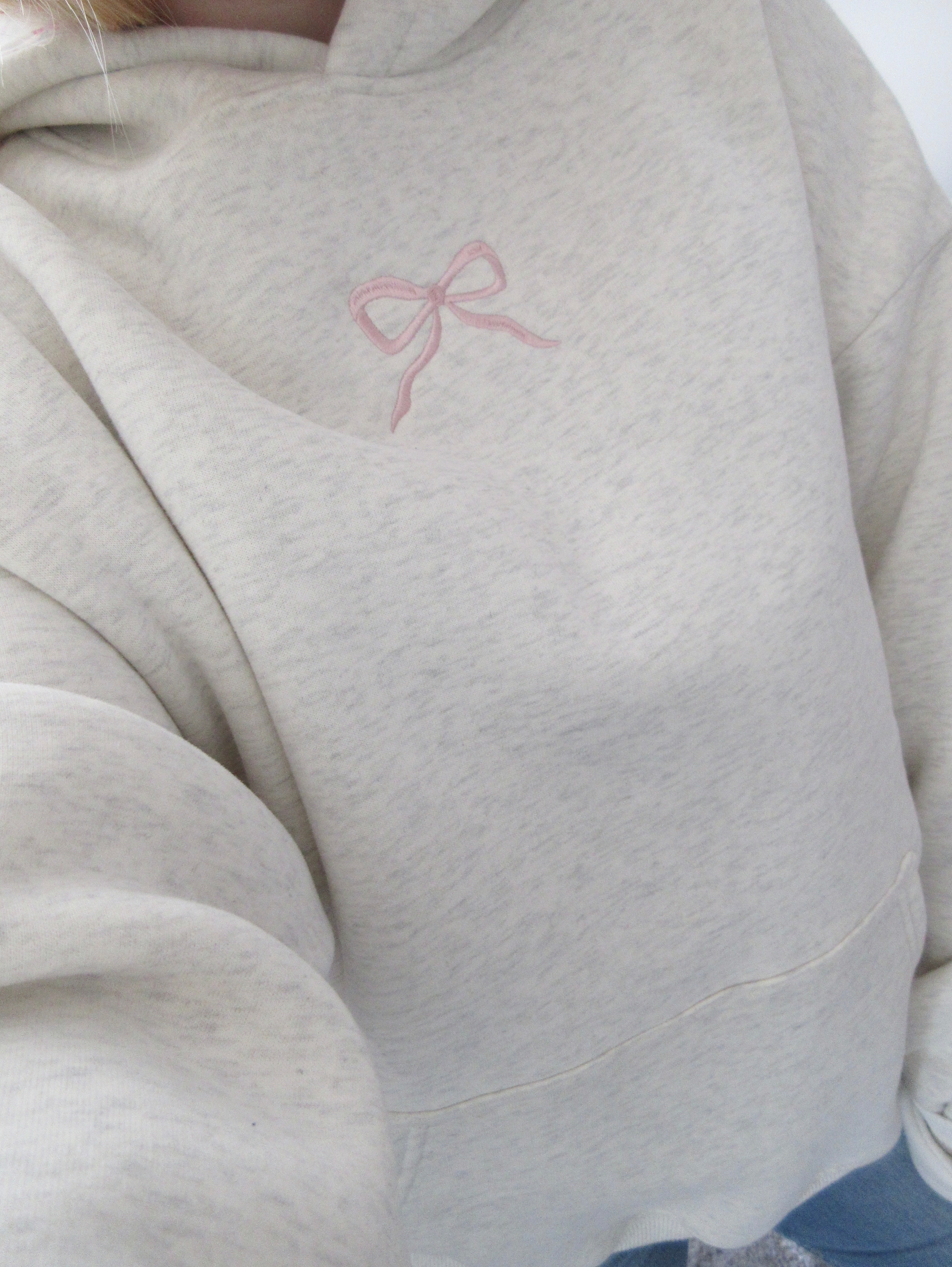 Women's Bow Detail Pullover Hoodie