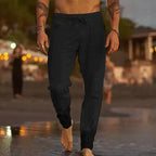 Men's Casual Linen Jogger Pants