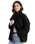 Women’s Stand-Collar Button Jacket