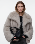 Women’s Short Faux-Fur-Style Jacket