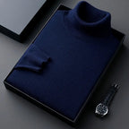 Men’s Turtleneck Long Sleeve Knit Sweater