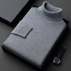 Men’s Turtleneck Long Sleeve Knit Sweater