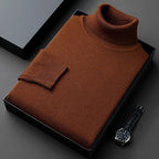 Men’s Turtleneck Long Sleeve Knit Sweater