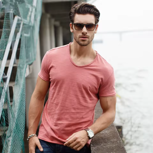 Men’s V-Neck Short Sleeve T-Shirt