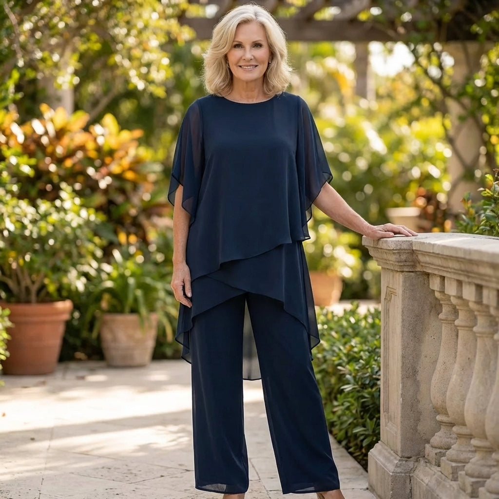 Women’s 2 Piece Wide Leg Pant Set