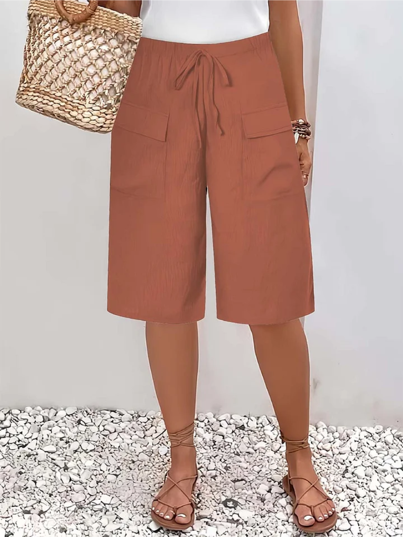 Women’s Casual Cargo Bermuda Shorts
